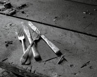 Someone's Utensils, Abandoned Farm, Colorado 2013