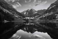Twilight, Maroon Bells, Colorado 2011