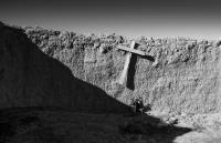 Cross and Shadow, Santa Rosa di Lima, New Mexico, 2024